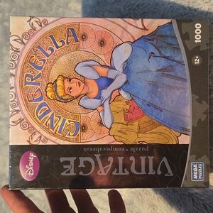 Disney Vintage Cinderella 1000 Piece Puzzle NEW - Princess Royale Circa 1950